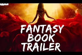 create a custom book trailer for your fantasy, scifi or horror book