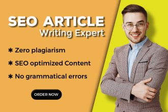 do SEO article writing, blog post writing or content writing