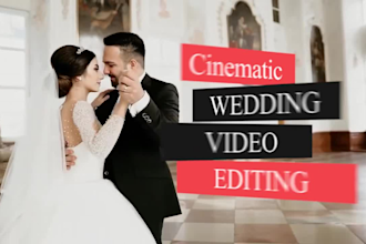 do wedding video editing