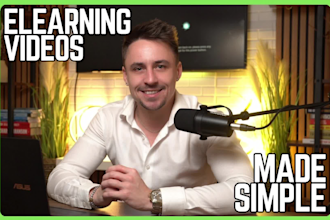 create your inspiring, educational elearning video course