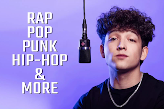 sing,rap  a pop, punk, or rock song