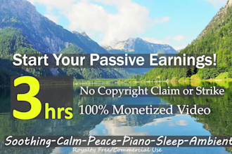 create a youtube channel with 30x3hrs relaxing meditation, sleep music videos
