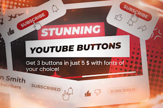 create stunning youtube subscribe bell button animation