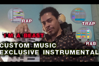 create an exclusive rap, rnb or trap beat