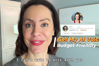 generate my pro female american ai voice over