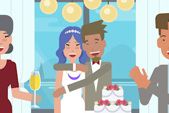create the cutest save the date animated video for your wedding