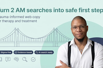 mental health therapy website, SEO blogs, ai search