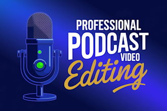 edit podcast interviews with jump cuts and motion text