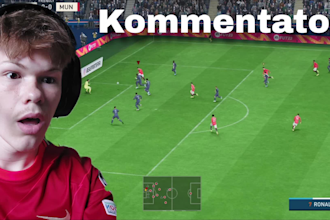 commentate your sport videos highlights etc german kommentator