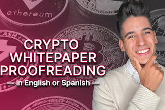 proofread and edit your crypto whitepaper