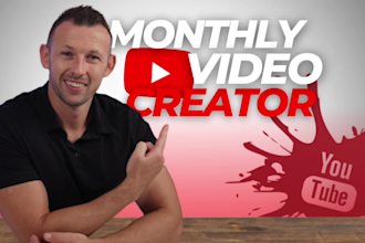 create captivating monthly youtube spokesperson videos