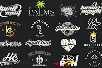 design unique  clothing brand logo