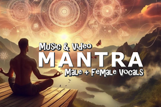 produce mantra chant music and video