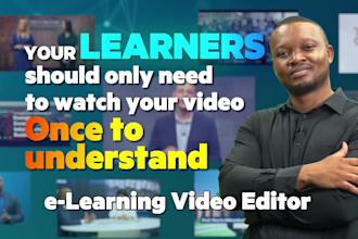 video edit your elearning, training and educational videos
