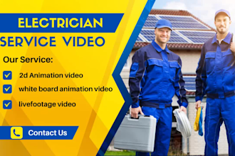 professional electrical contractor promo videos ads