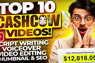 do cash cow video editing and setup faceless automated youtube cash cow channel