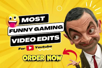 do funny gaming video editing with memes for social media