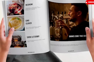 design attractive product catalog, brochure or lookbook
