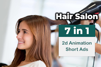 do beauty hair salon or women hair salon expert promo video