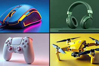 do 3d product modeling, realistic 3d rendering for amazon and product rendering