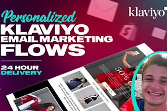 create personalized ecommerce klayvio email marketing flows within 24 hours