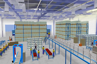 do 3d industrial animation 3d warehouse animation 3d industrial process