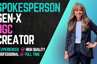 create genx spokesperson ugc videos for tiktok and meta ads