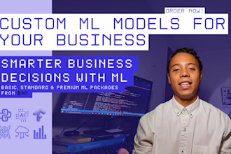 create custom ml models for business decision making