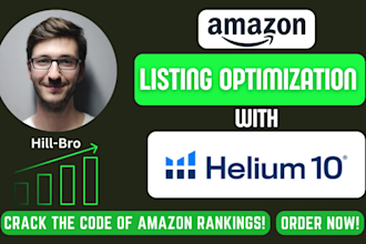 do amazon listing creation, amazon listing optimization, SEO product description