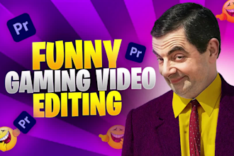 do funny gaming video editing for youtube tiktok and twitch