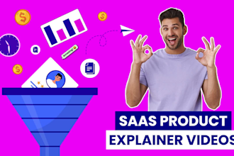 make saas demo video, product demo, saas company, app promo, marketing saas