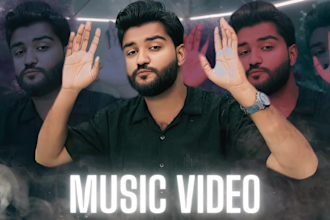 do industry standard music video editing for your song