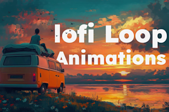 create relaxing lofi animation loops that improve your audience