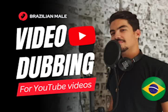 dub your video in brazilian portuguese