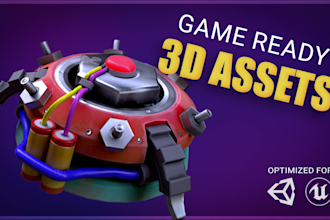 create 3d game models