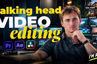 do professional youtube talking head editing podcast documentary iman gadzhi