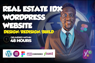 create a real estate website in elementor wordpress idx mls