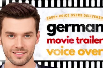 record a german voice over for movie trailers kinotrailer filmtrailer