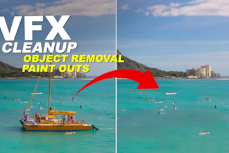 remove unwanted object from video, vfx cleanup, and object remove