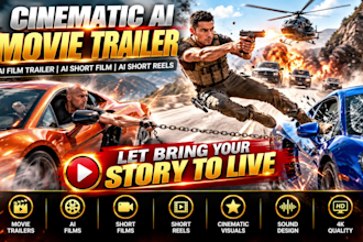 do cinematic ai movie trailer, ai film trailer, ai short film ai short reels