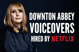 produce a downton abbey or bridgerton voice over