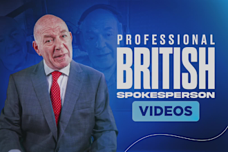 be your professional video spokesperson presenter