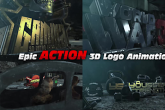 create stunning 3d logo animation