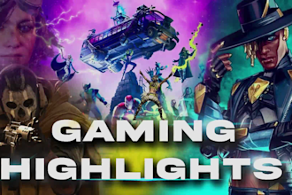 make gaming trailers, gaming montages, twitch stream highlights, intros