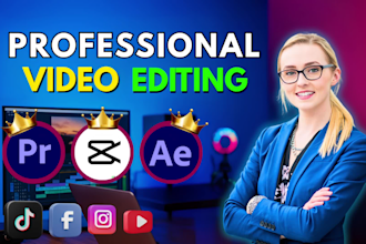 professional video editing for weddings, vlogs, reels, ugc