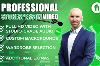 be your professional video spokesperson