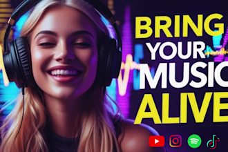 create a scroll stopping music visualizer for artists
