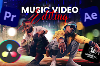 professionally edit your music video or live performance
