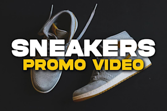 create shoes, sneakers promo video for instagram and tiktok
