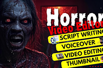 horror video editor and scary videos editor for youtube channel